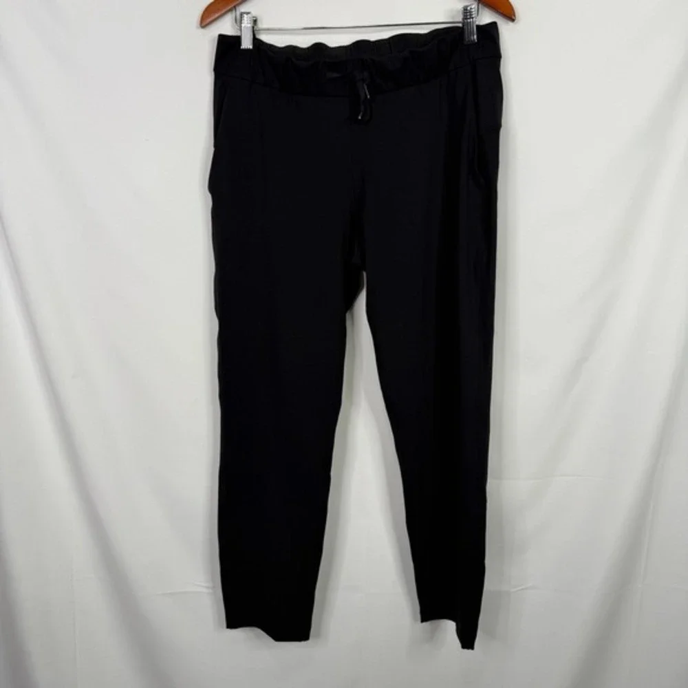 Lululemon On the Fly‎ 7/8 Pant Luxtreme Black Mid-Rise Jogger Size 8